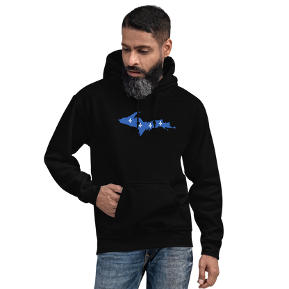 Michigan Upper Peninsula Hoodie (w/ UP Quebec Flag Outline) | Unisex Standard