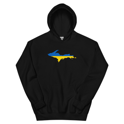 Michigan Upper Peninsula Hoodie (w/ UP Ukraine Outline) | Unisex Standard