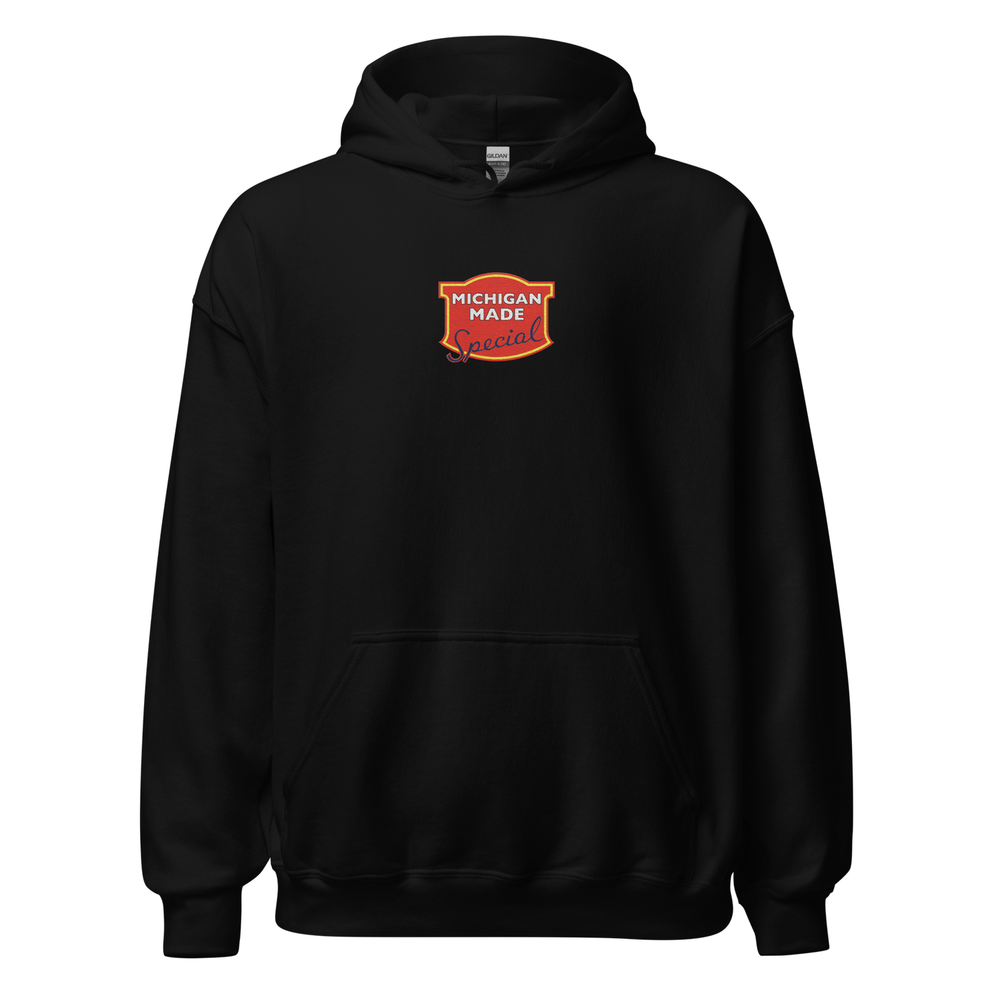 'Michigan Made' Hoodie (Potato Chip Parody) | Unisex Standard - Emb.