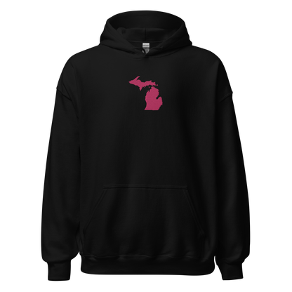 Michigan Hoodie (w/ Pink MI Outline) | Unisex Standard - Emb.