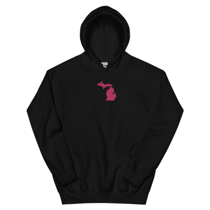 Michigan Hoodie (w/ Pink MI Outline) | Unisex Standard - Emb.