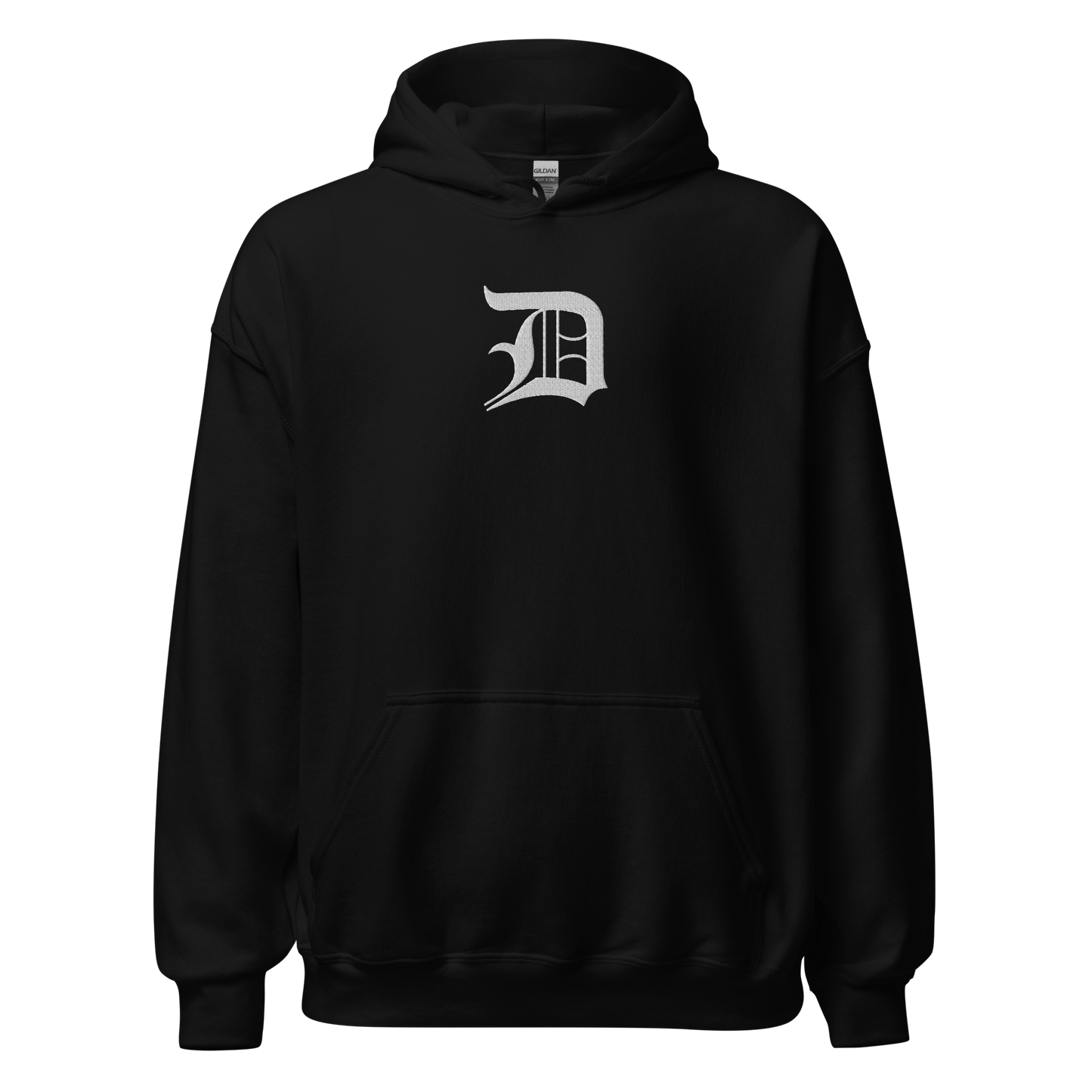 Detroit 'Old English D' Hoodie | Unisex Standard - Emb.