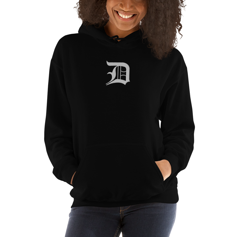 Detroit 'Old English D' Hoodie | Unisex Standard - Emb.