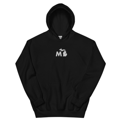 Michigan 'MI' Hoodie (Geometric Sans Font) | Unisex Standard - Emb.