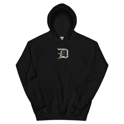 Detroit 'Old English D' Hoodie (Benjamins Edition) | Unisex Standard - Emb.