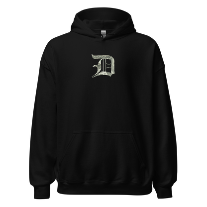 Detroit 'Old English D' Hoodie (Benjamins Edition) | Unisex Standard - Emb.