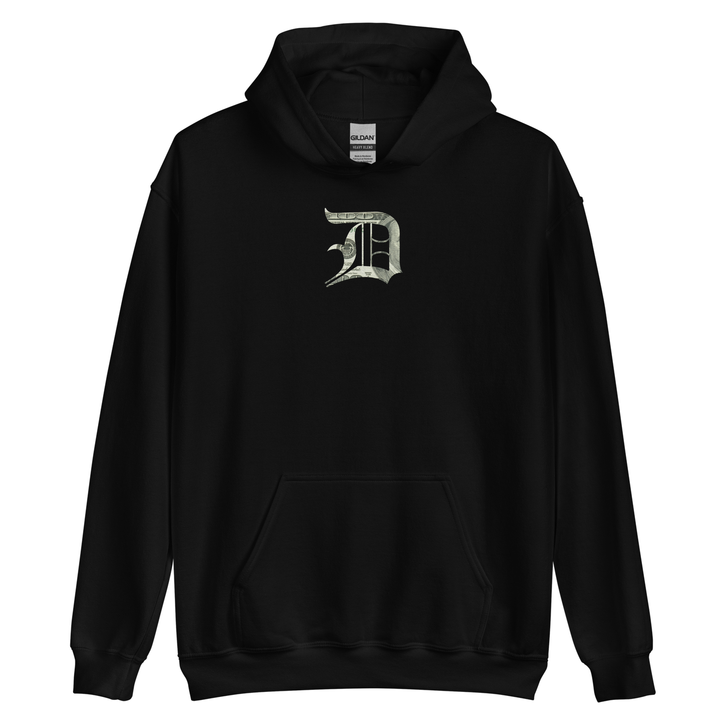 Detroit 'Old English D' Hoodie (Benjamins Edition) | Unisex Standard - Emb.