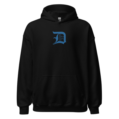 Detroit 'Old English D' Hoodie (Azure) | Unisex Standard - Emb.