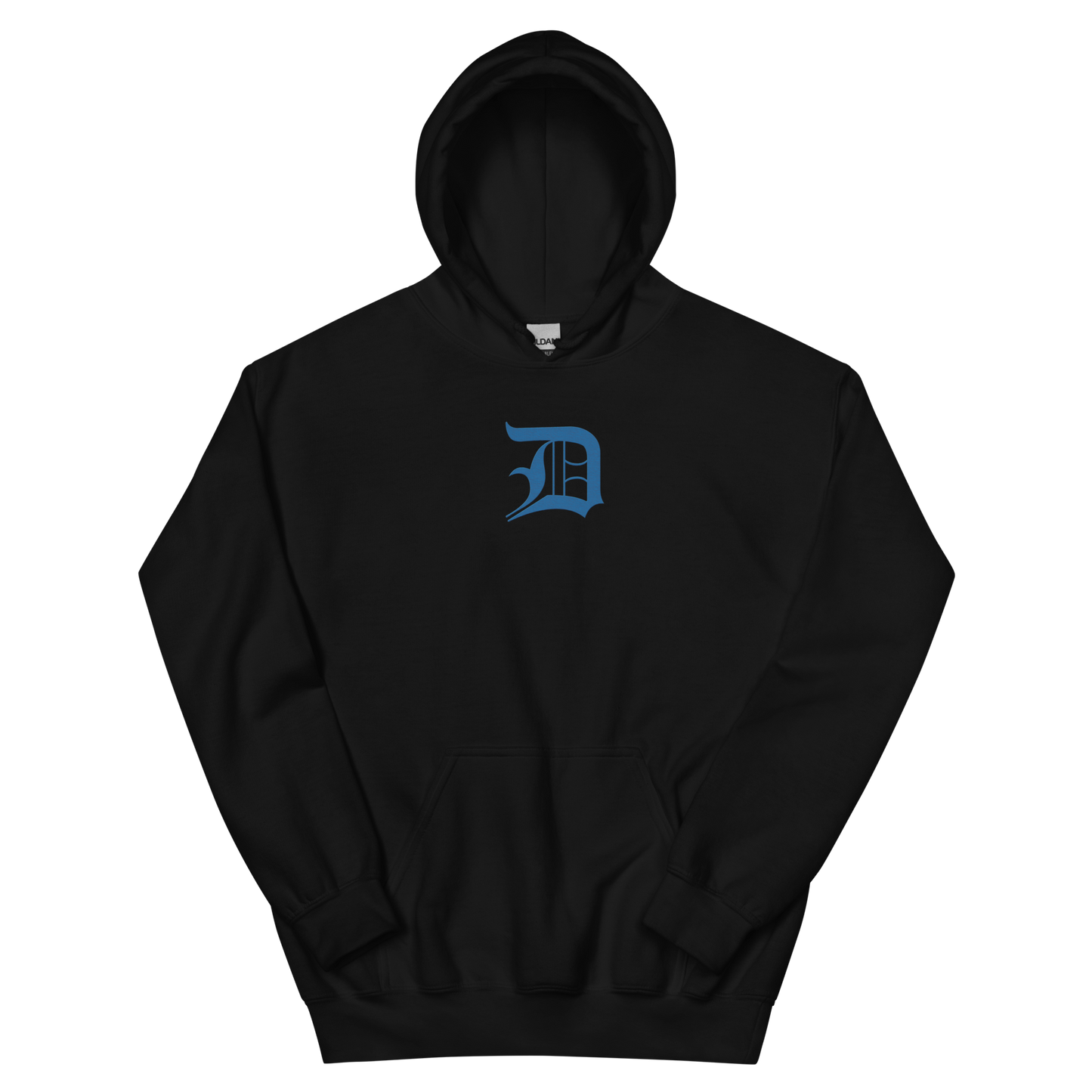 Detroit 'Old English D' Hoodie (Azure) | Unisex Standard - Emb.