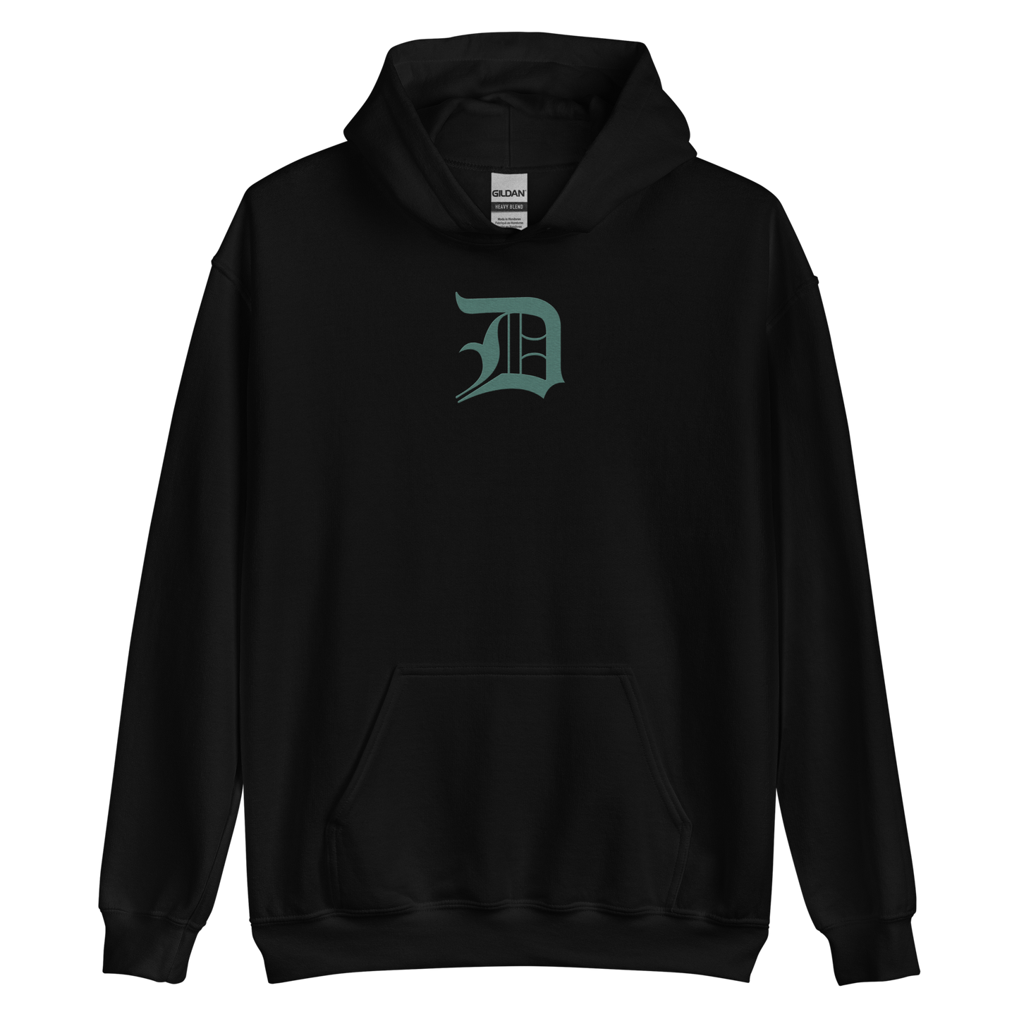 Detroit 'Old English D' Hoodie (Copper Green) | Unisex Standard - Emb.