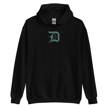 Detroit 'Old English D' Hoodie (Copper Green) | Unisex Standard - Emb.