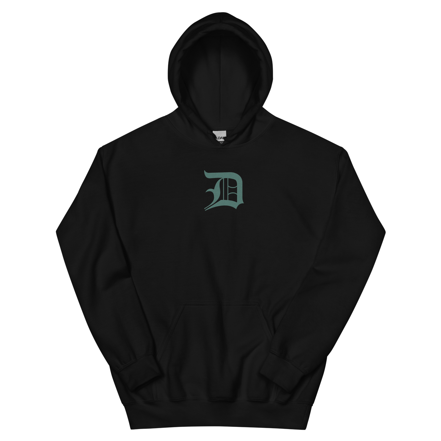 Detroit 'Old English D' Hoodie (Copper Green) | Unisex Standard - Emb.