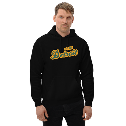 'Detroit EST. 1701' Hoodie (Ginger Ale Green Script Font) | Unisex Standard