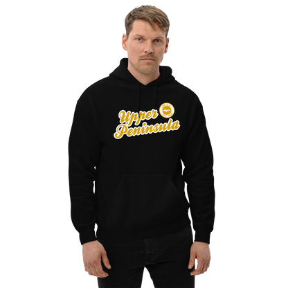 'Upper Peninsula EST. 1837' Hoodie (Gold Script Font) | Unisex Standard