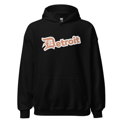 'Detroit' Hoodie (Copper w/ Old English 'D') | Unisex Standard