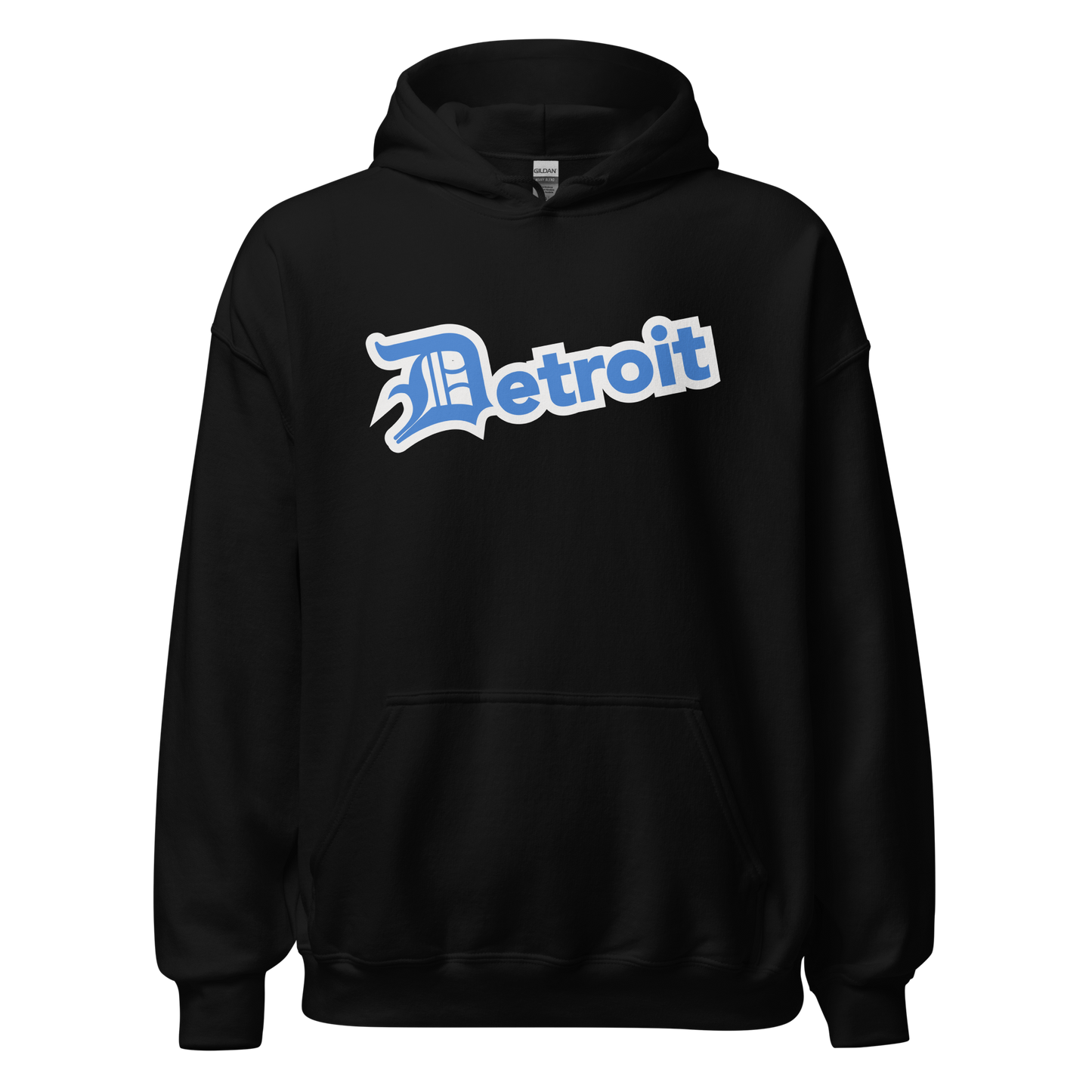 'Detroit' Hoodie (Azure w/ Old English 'D') | Unisex Standard