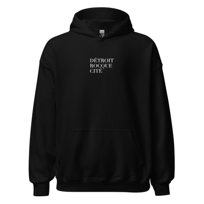 'Détroit Rocque Cité' Hoodie | Unisex Standard - Emb.