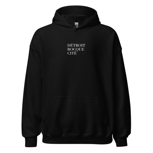 'Détroit Rocque Cité' Hoodie | Unisex Standard - Emb.