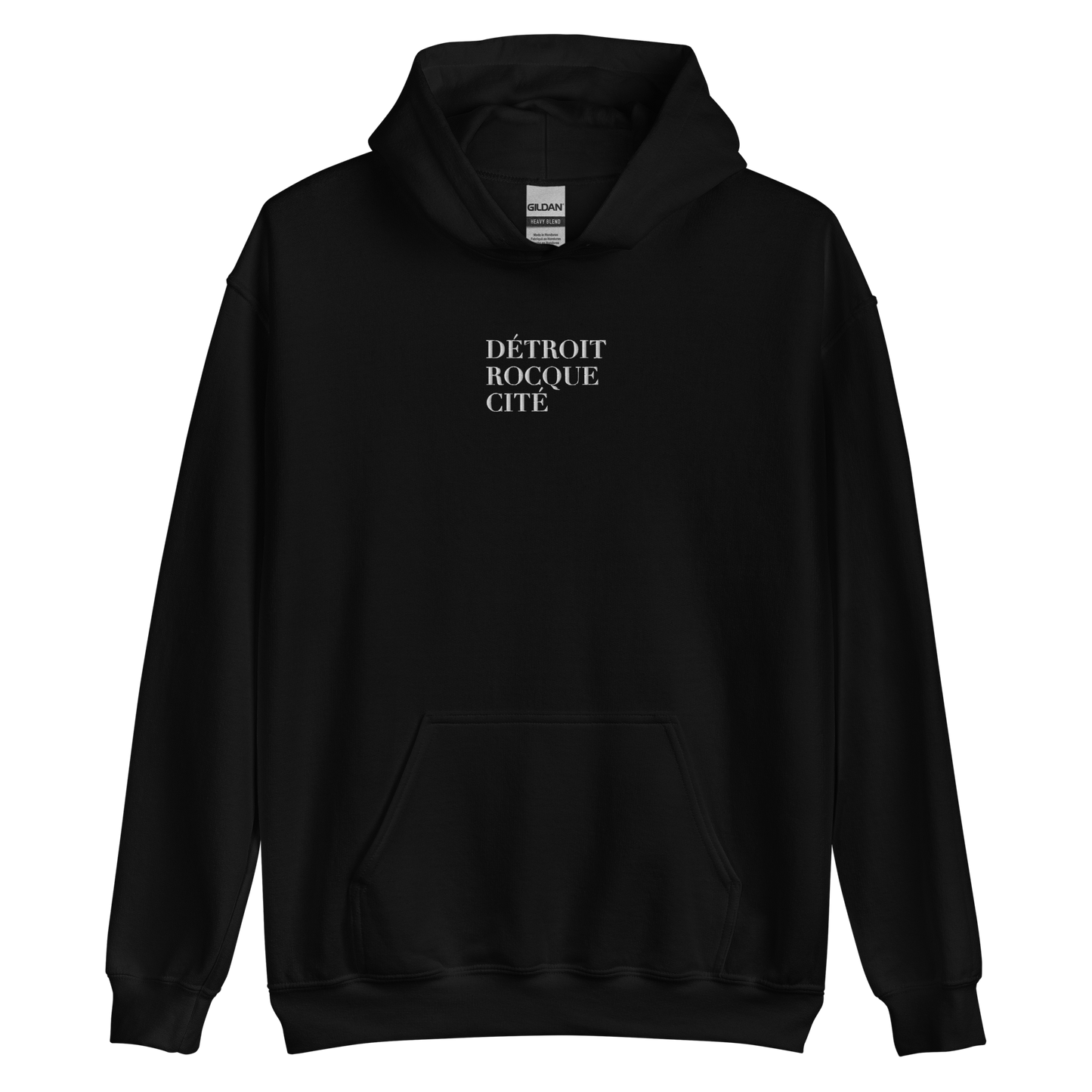 'Détroit Rocque Cité' Hoodie | Unisex Standard - Emb.