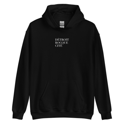 'Détroit Rocque Cité' Hoodie | Unisex Standard - Emb.