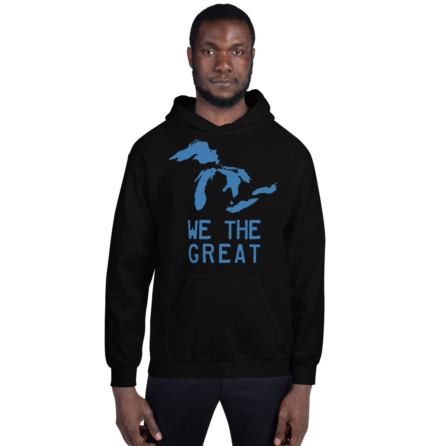 Great Lakes 'We the Great' Hoodie (Superior Blue) | Unisex Standard