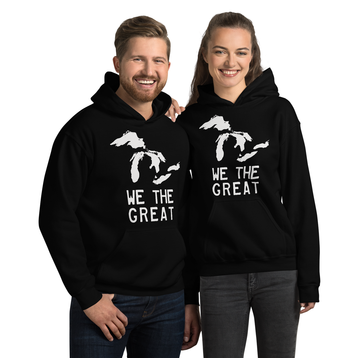 Great Lakes 'We The Great' Hoodie (Birch Bark White) | Unisex Standard