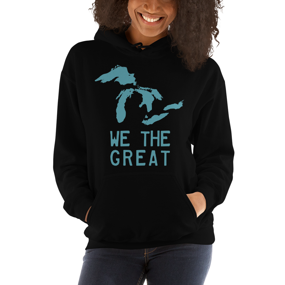 Great Lakes 'We the Great' Hoodie (Huron Blue) | Unisex Standard