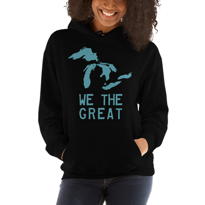 Great Lakes 'We the Great' Hoodie (Huron Blue) | Unisex Standard