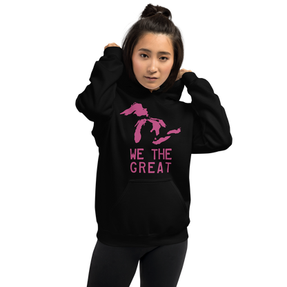 Great Lakes 'We the Great' Hoodie (Apple Blossom Pink) | Unisex Standard