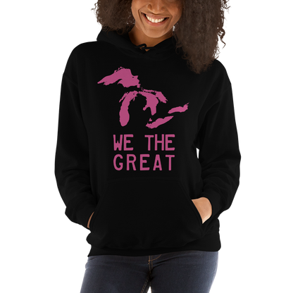 Great Lakes 'We the Great' Hoodie (Apple Blossom Pink) | Unisex Standard