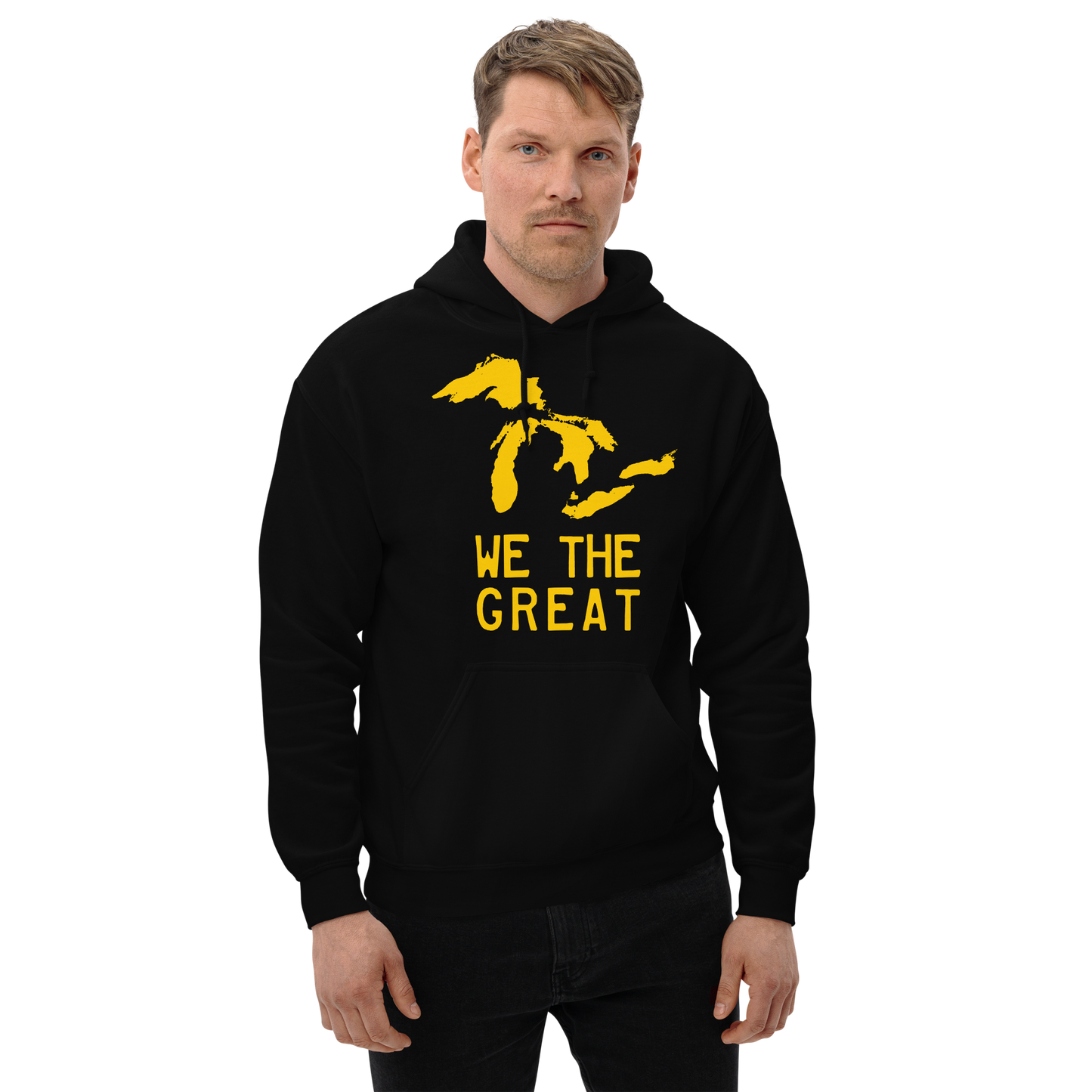 Great Lakes 'We the Great' Hoodie (Gold) | Unisex Standard