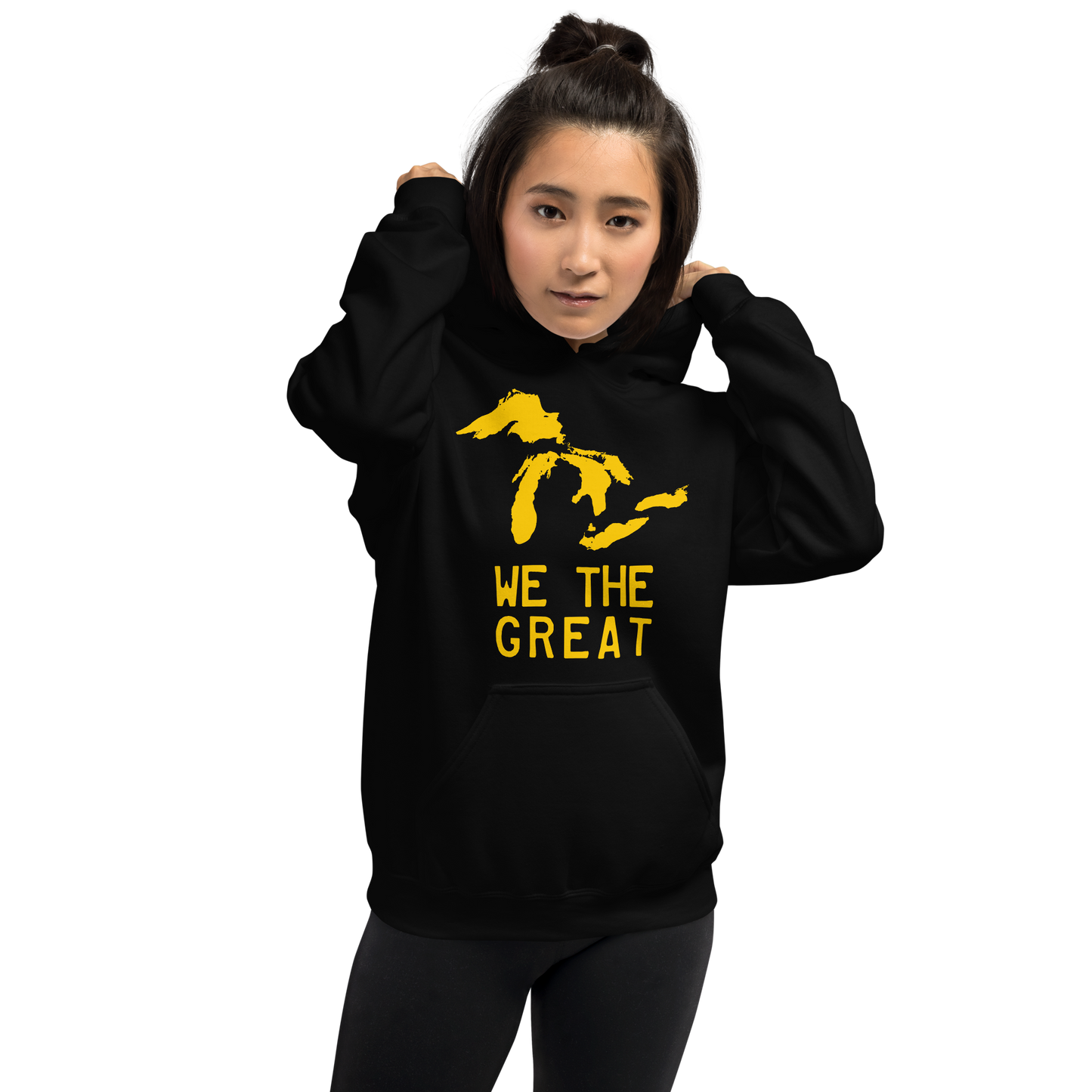 Great Lakes 'We the Great' Hoodie (Gold) | Unisex Standard