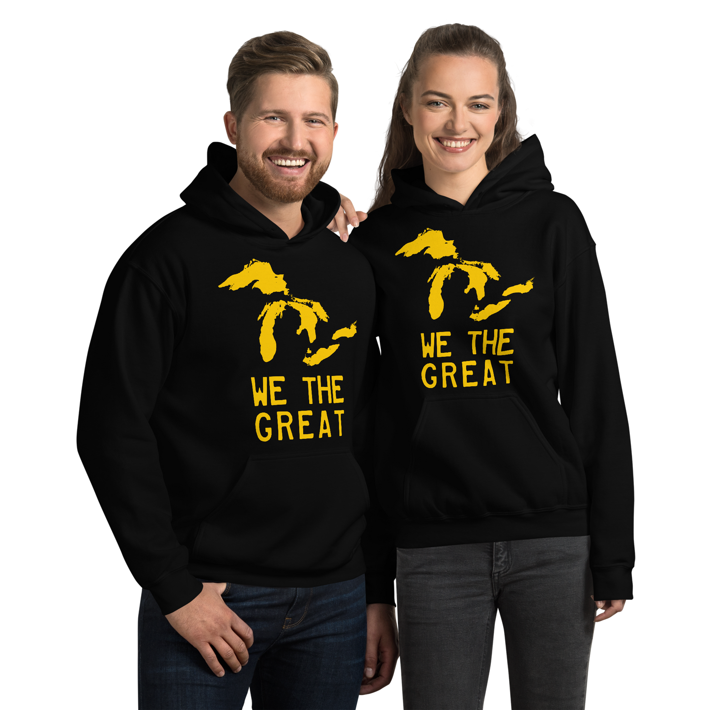 Great Lakes 'We the Great' Hoodie (Gold) | Unisex Standard