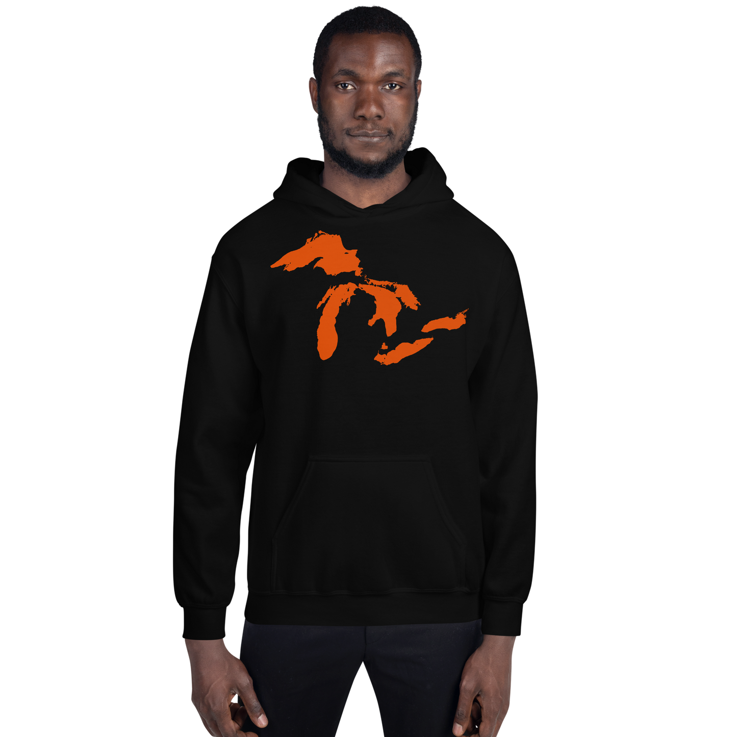 Great Lakes Hoodie (Maple Leaf Orange) | Unisex Standard