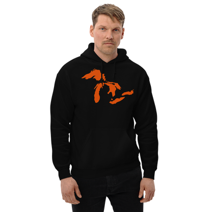 Great Lakes Hoodie (Maple Leaf Orange) | Unisex Standard