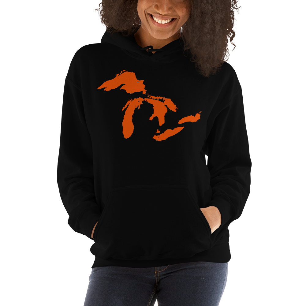 Great Lakes Hoodie (Maple Leaf Orange) | Unisex Standard