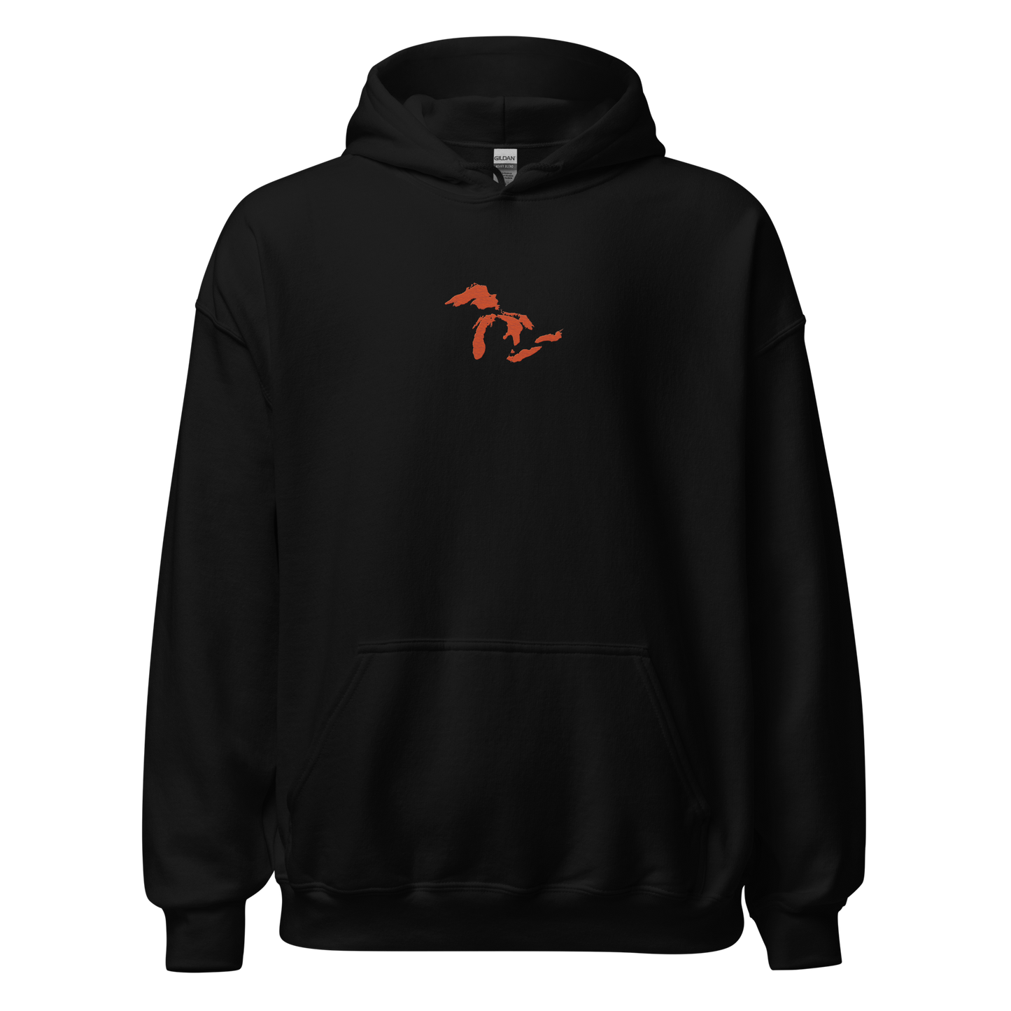 Great Lakes Hoodie (Maple Leaf Orange) | Unisex Standard - Emb.