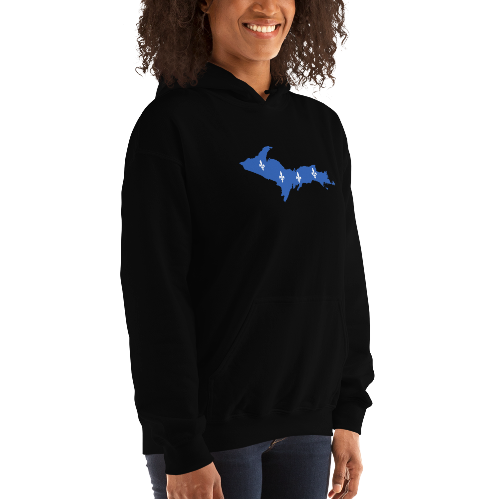 Michigan Upper Peninsula Hoodie (w/ UP Quebec Flag Outline) | Unisex Standard