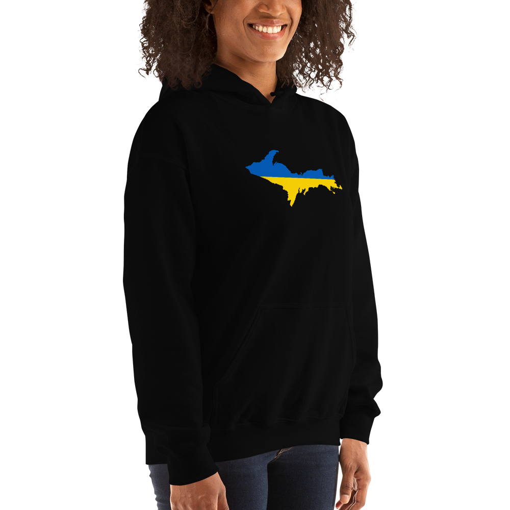 Michigan Upper Peninsula Hoodie (w/ UP Ukraine Outline) | Unisex Standard