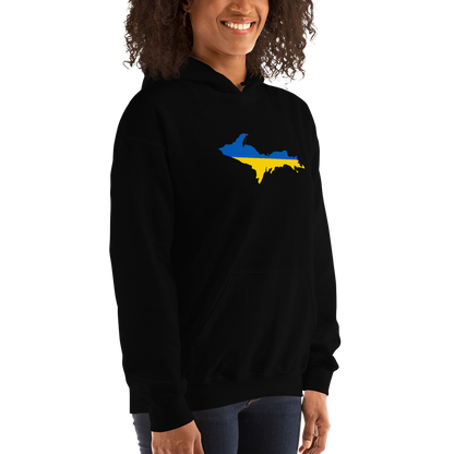 Michigan Upper Peninsula Hoodie (w/ UP Ukraine Outline) | Unisex Standard