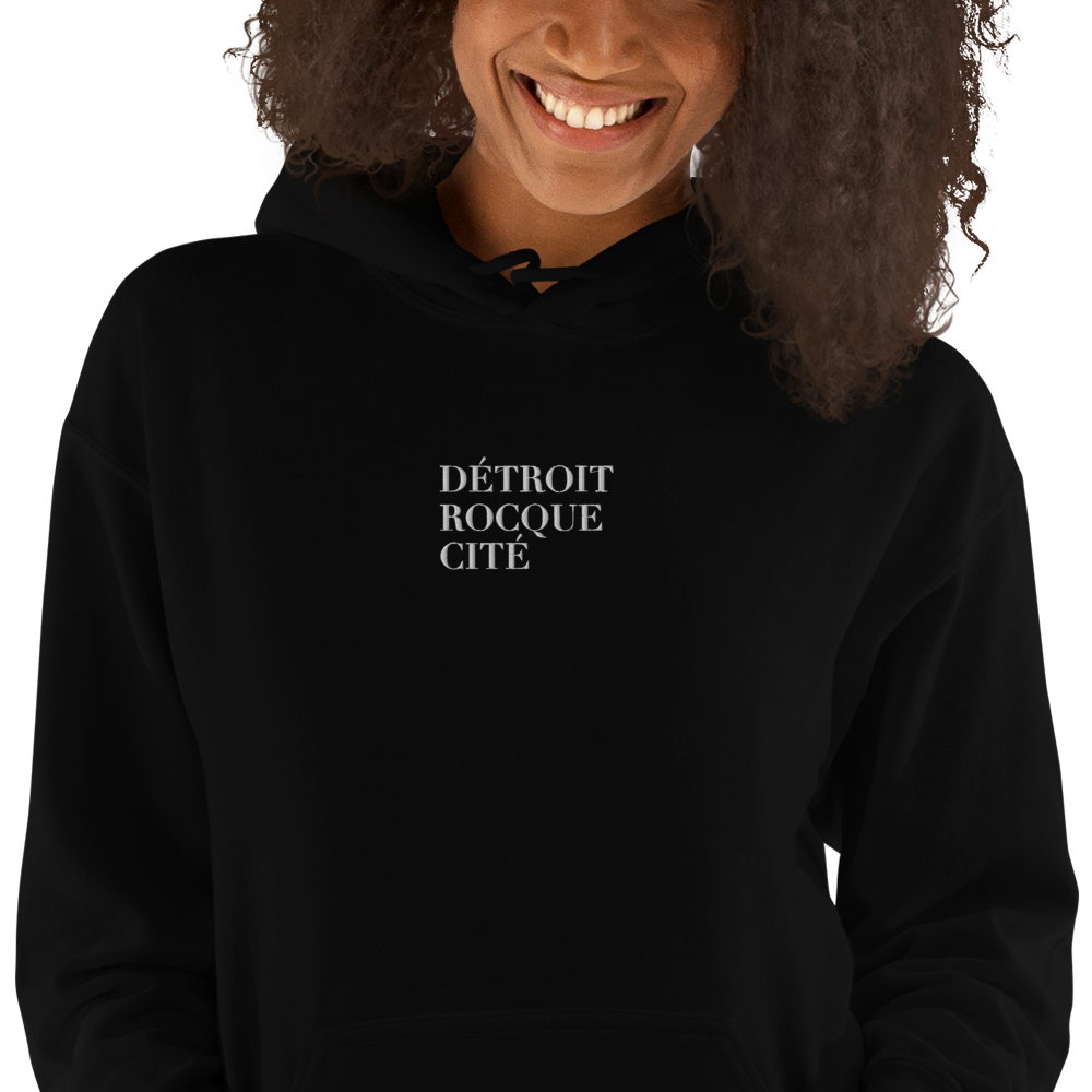 'Détroit Rocque Cité' Hoodie | Unisex Standard - Emb.