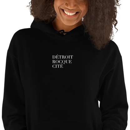 'Détroit Rocque Cité' Hoodie | Unisex Standard - Emb.