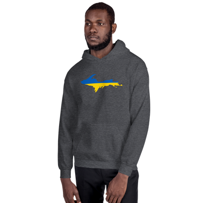 Michigan Upper Peninsula Hoodie (w/ UP Ukraine Outline) | Unisex Standard