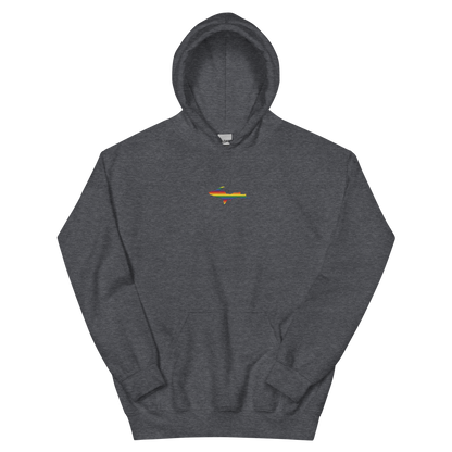 Michigan Upper Peninsula Hoodie (w/ Embroidered UP Pride Flag Outline) | Unisex Standard