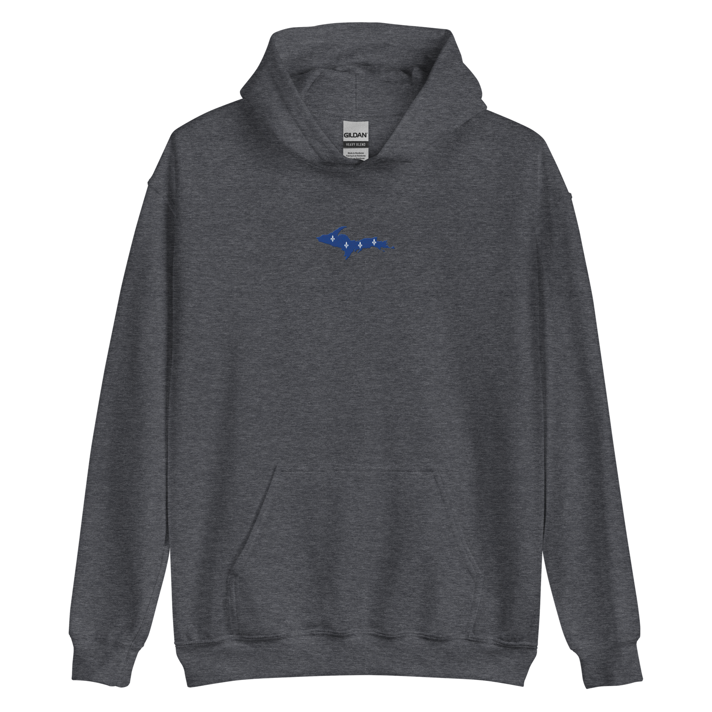 Michigan Upper Peninsula Hoodie (w/ Embroidered UP Quebec Flag Outline) | Unisex Standard