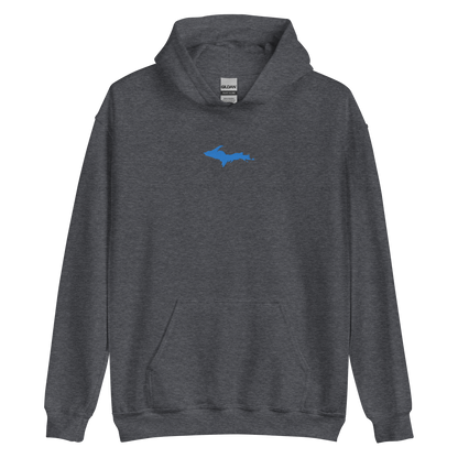 Michigan Upper Peninsula Hoodie (w/ Embroidered Azure UP Outline) | Unisex Standard