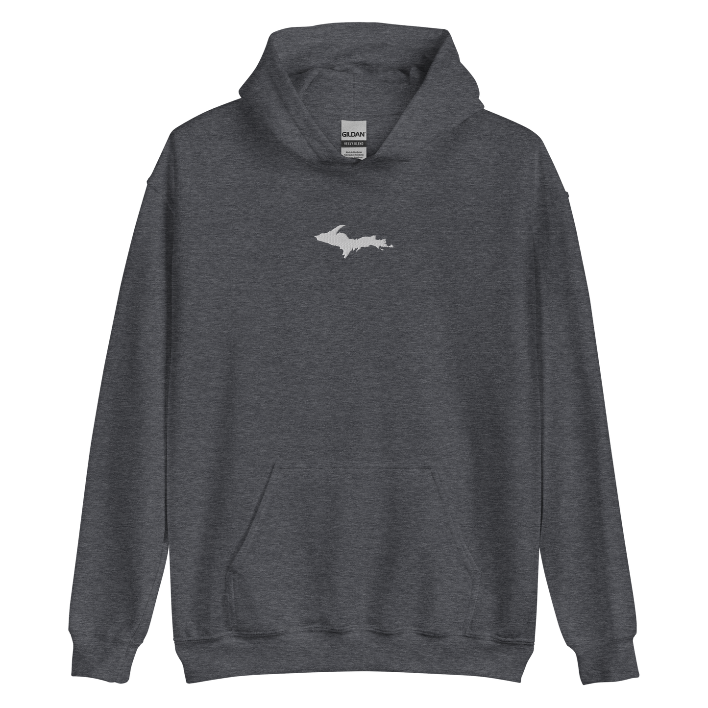 Michigan Upper Peninsula Hoodie (w/ Embroidered UP Outline) | Unisex Standard