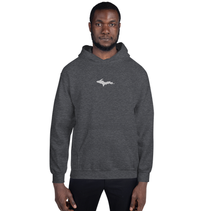 Michigan Upper Peninsula Hoodie (w/ Embroidered UP Outline) | Unisex Standard