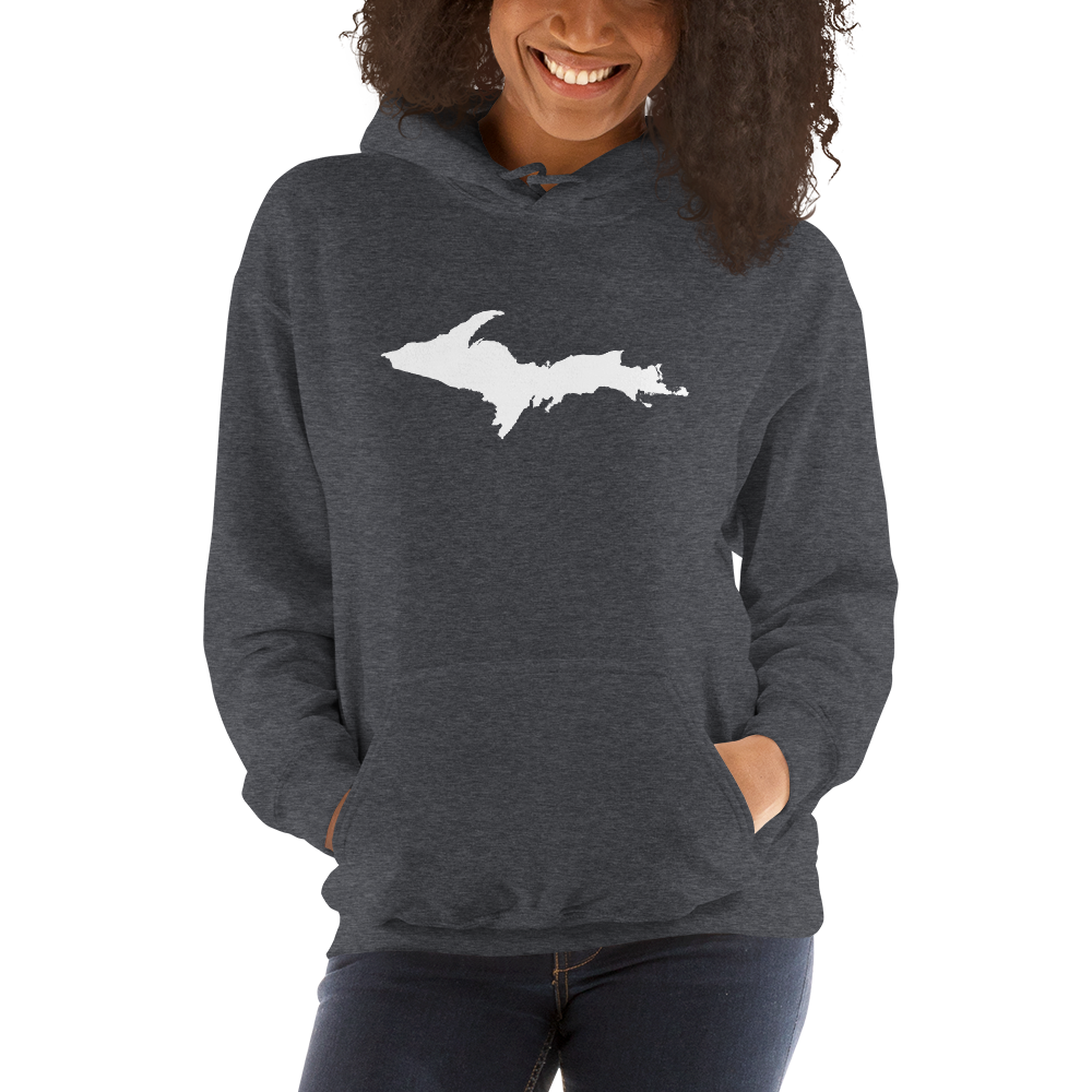 Michigan Upper Peninsula Hoodie (w/ UP Outline) | Unisex Standard