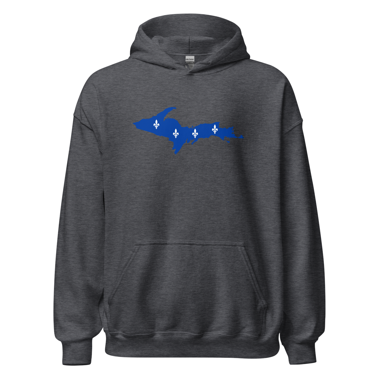 Michigan Upper Peninsula Hoodie (w/ UP Quebec Flag Outline) | Unisex Standard